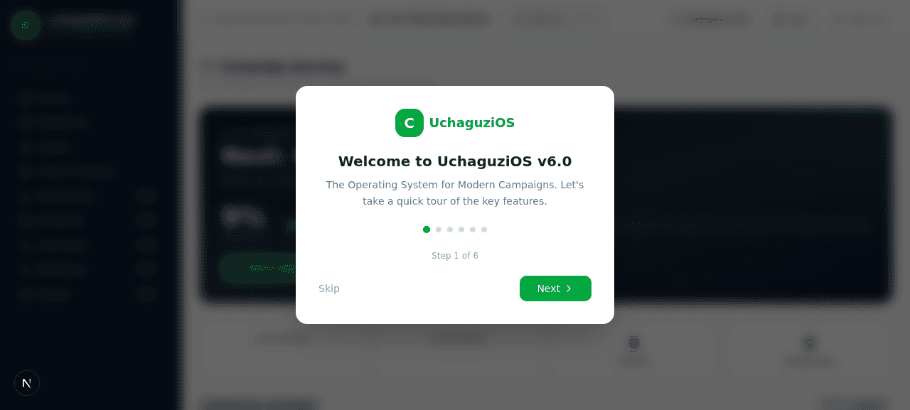 UchaguziOS Election Day Operations screenshot