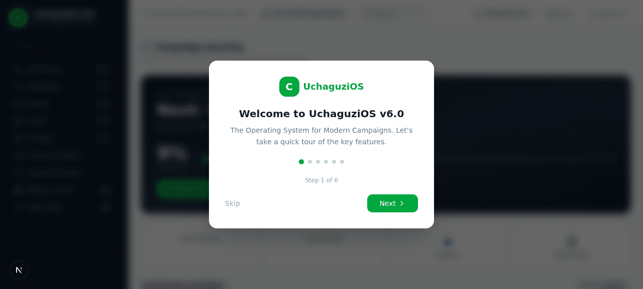 UchaguziOS Security & Access Control screenshot