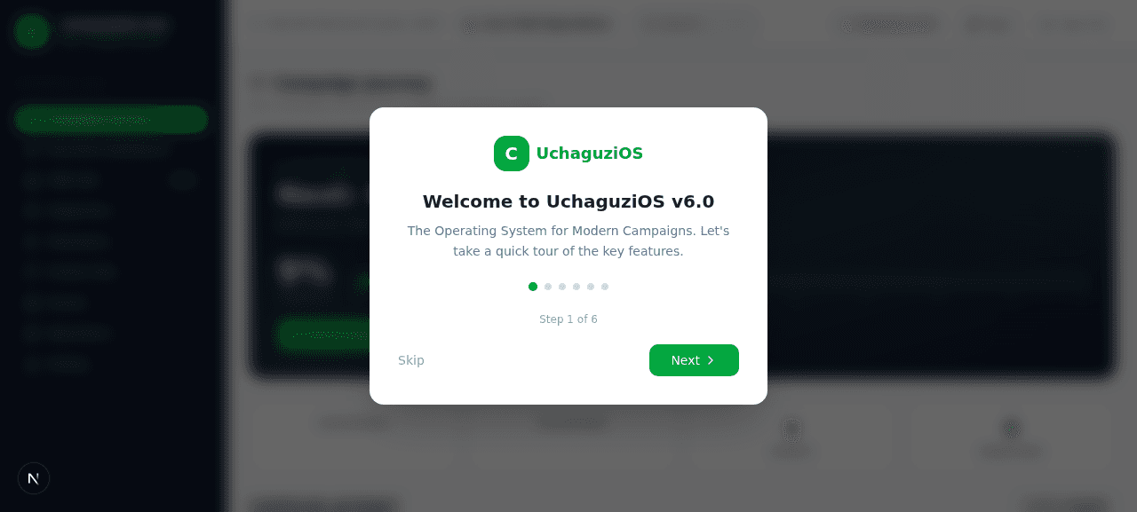 UchaguziOS Supporter Management screenshot